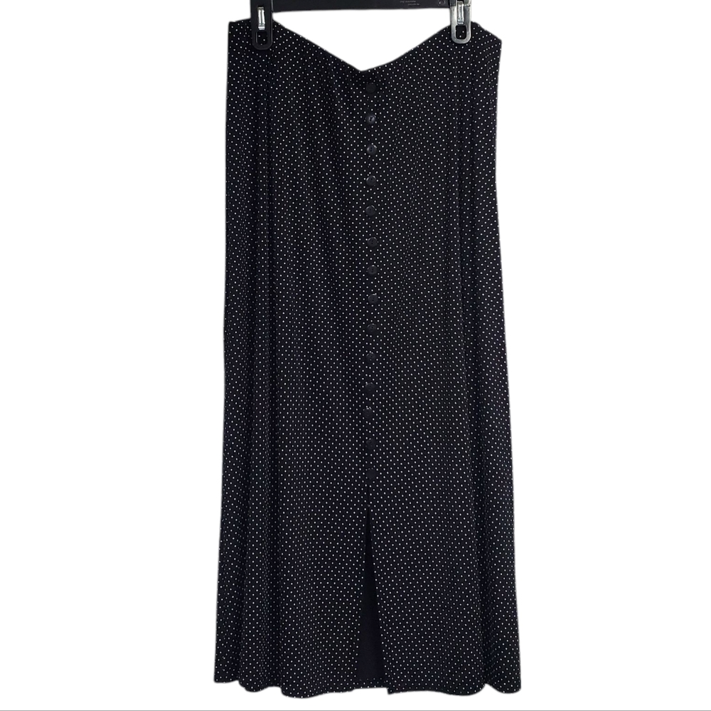 Fashion Bug Women' s Black Polka Dot Skirt